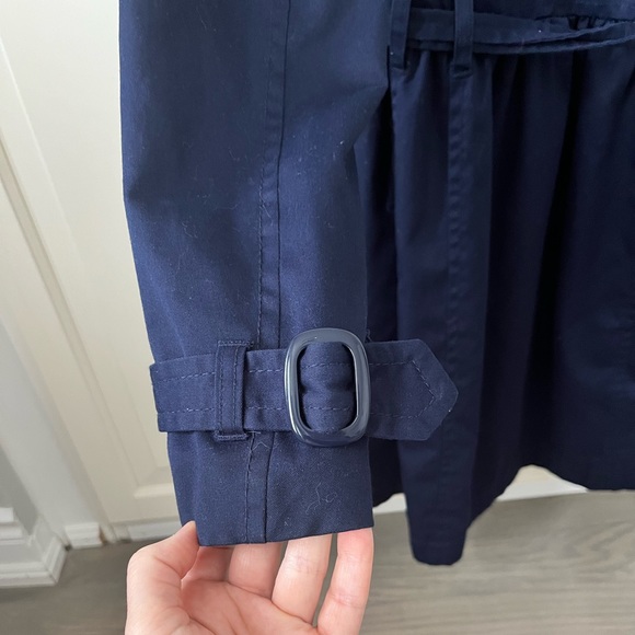 H&M Navy Trench - Picture 2 of 4